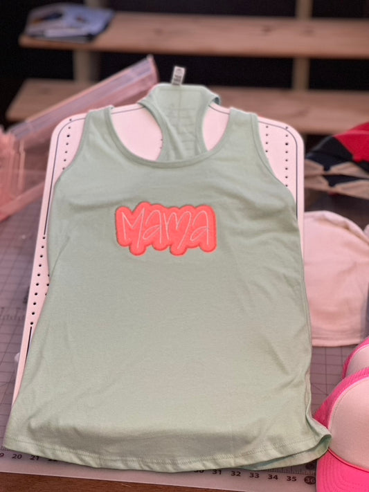 Applique "MOM" Shirt