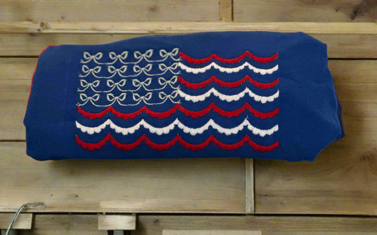 Short Sleeved American Flag T-Shirt