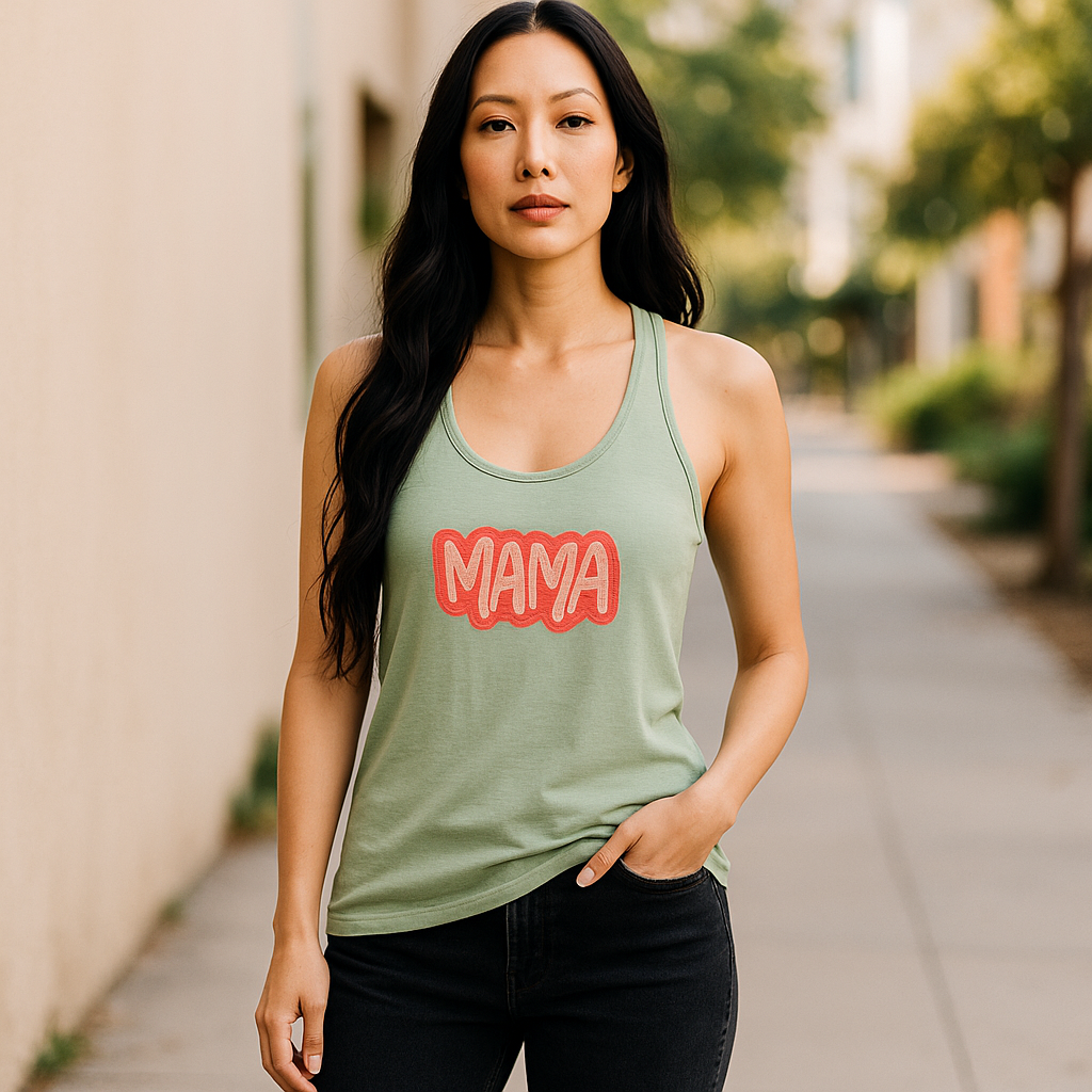 Applique "MOM" Shirt